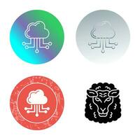 Cloud Computing Vector Icon