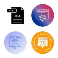 Web Security Vector Icon