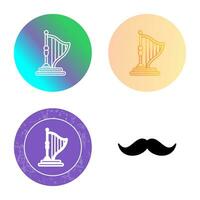 Harp Vector Icon