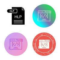 Web Coding Vector Icon