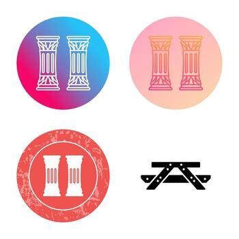 icono de vector de columna