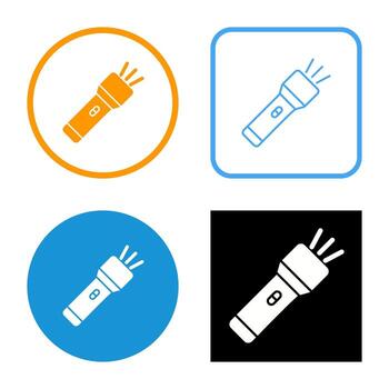 icono de vector de linterna