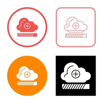 icono de vector de carga