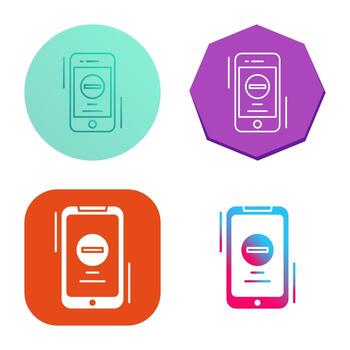 quitar icono de vector