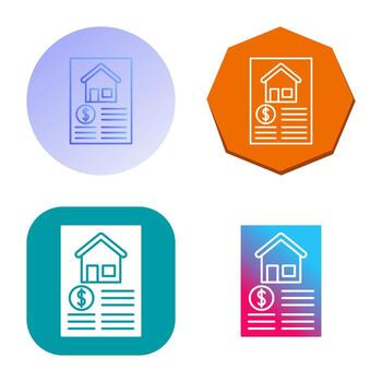 icono de vector de documento