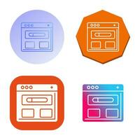 Browser Vector Icon