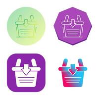 Add To Basket Vector Icon