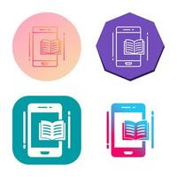 E Book Vector Icon