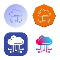 Cloud Computing Vector Icon