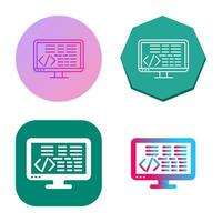 Coding Vector Icon