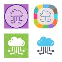 Cloud Computing Vector Icon