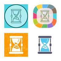 icono de vector de reloj de arena