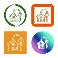 House Key Vector Icon