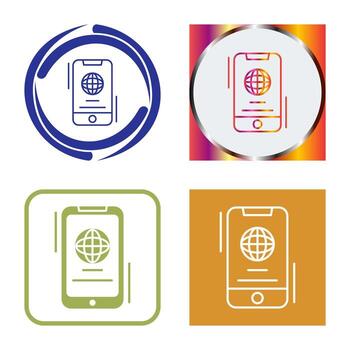 icono de vector de navegador