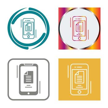 nota, vector, icono vector