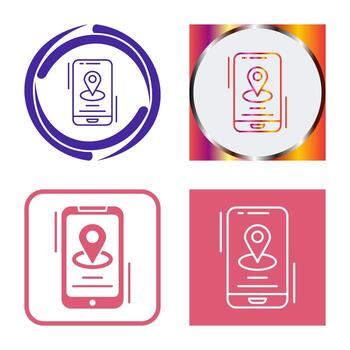 icono de vector de mapa
