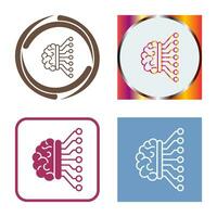 Machine Learning Vector Icon