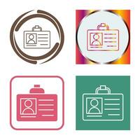 Id Card Vector Icon