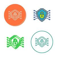 Cyber Security Vector Icon