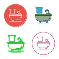 Bathtub Vector Icon