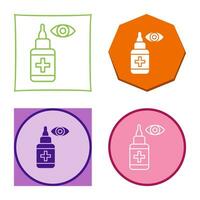 Eye Drop Vector Icon