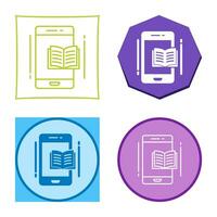 E Book Vector Icon