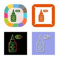 Eye Drop Vector Icon