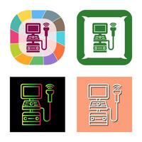 Ultrasound Machine Vector Icon