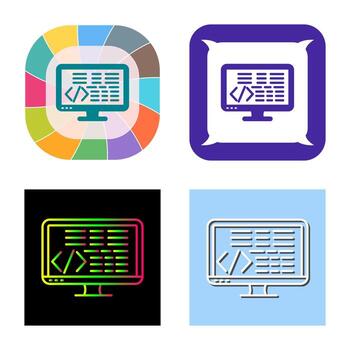 Coding Vector Icon