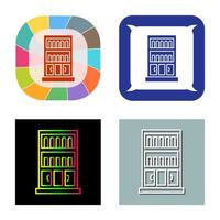 Book Shelf Vector Icon