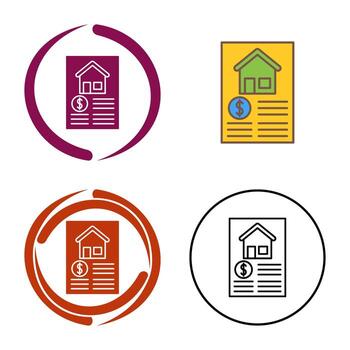 icono de vector de documento