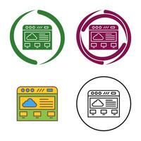 Cloud Computing Vector Icon