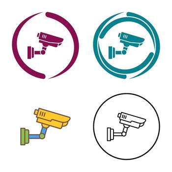 Security Camera Vector Icon