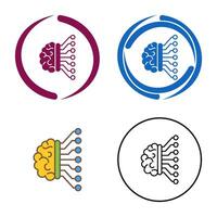 Machine Learning Vector Icon