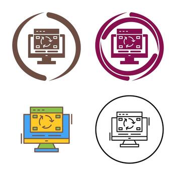 actualizar icono de vector