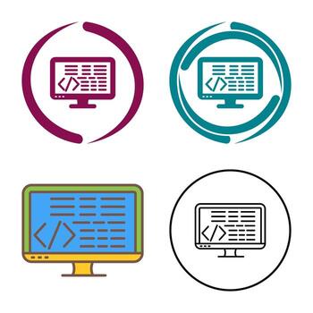 Coding Vector Icon