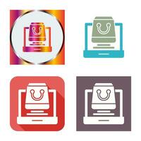 Online Shopping Vector Icon