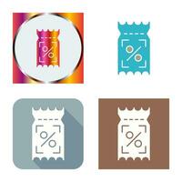 Coupons Vector Icon