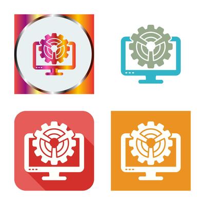 Monitor Vector Icon