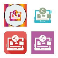 File Share Vector Icon