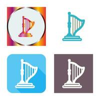 Harp Vector Icon