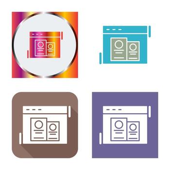 icono de vector de usuario