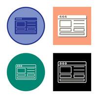 icono de vector de diseño web