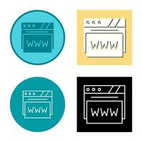 Web Browser Vector Icon