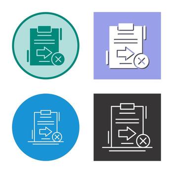 Send Failed Vector Icon