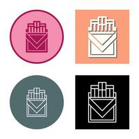 Cigarette Pack Vector Icon