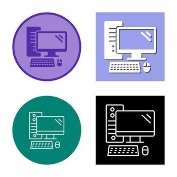 Computer Vector Icon
