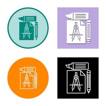 Study Tools Vector Icon