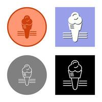 icono de vector de helado