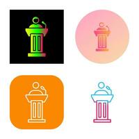 Podium Vector Icon